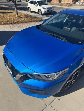 Blue 2021 Nissan Sentra SV