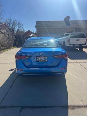 Blue 2021 Nissan Sentra SV