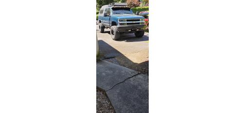 Green 1995 Chevrolet 1500 Cheyenne Extended Cab