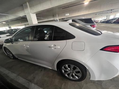 White 2021 Toyota Corolla LE