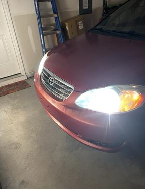Red 2007 Toyota Corolla LE