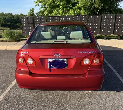 Red 2007 Toyota Corolla LE