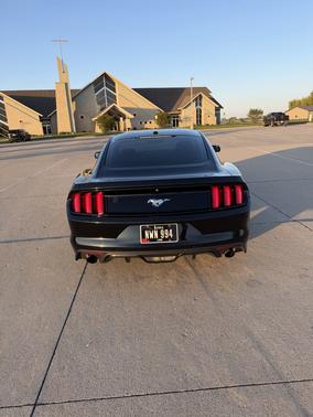 Black 2016 Ford Mustang EcoBoost Premium
