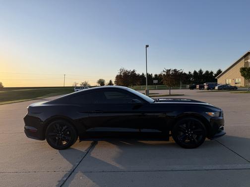 Black 2016 Ford Mustang EcoBoost Premium