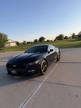Black 2016 Ford Mustang EcoBoost Premium