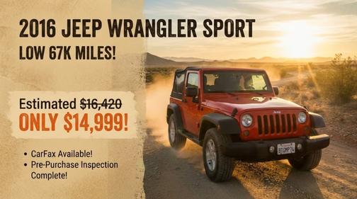 2016 Jeep Wrangler Sport