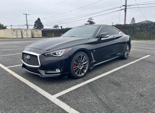 Black 2017 INFINITI Q60 3.0t Sport