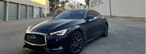 Black 2017 INFINITI Q60 3.0t Sport