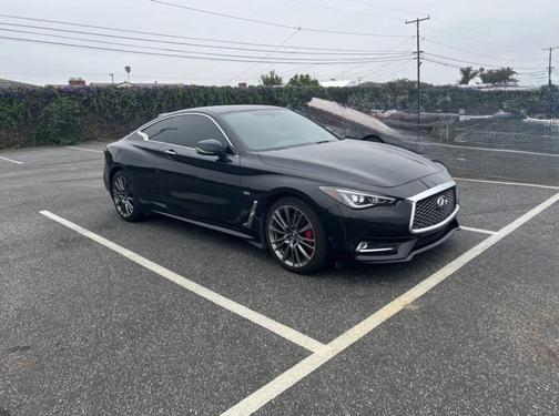 Black 2017 INFINITI Q60 3.0t Sport