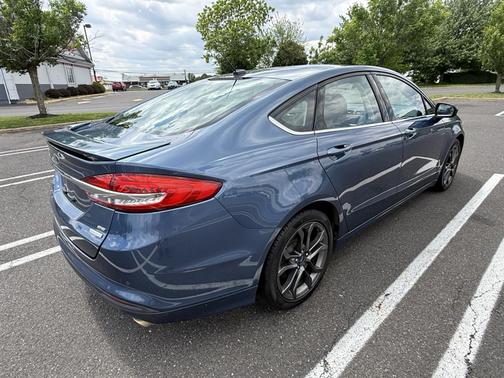 Blue 2018 Ford Fusion SE