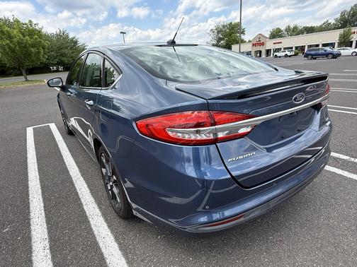 Blue 2018 Ford Fusion SE