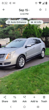 Silver 2012 Cadillac SRX Luxury Collection