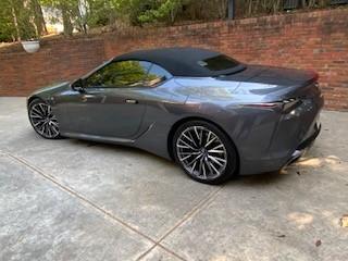 Gray 2025 Lexus LC 500 Base