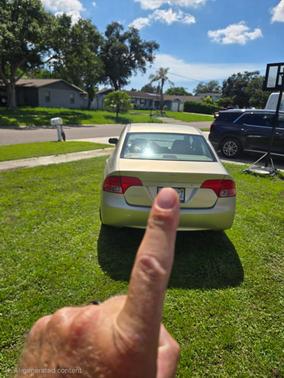 Gold 2008 Honda Civic LX
