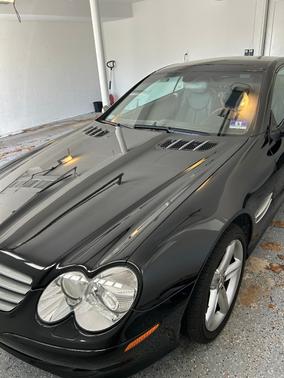 Black 2004 Mercedes-Benz SL-Class SL500 Roadster