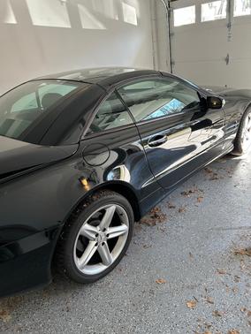 Black 2004 Mercedes-Benz SL-Class SL500 Roadster