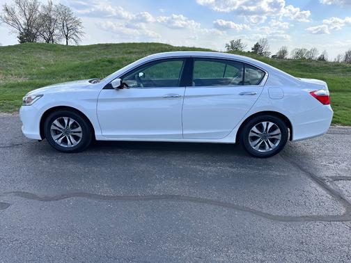 White 2014 Honda Accord LX