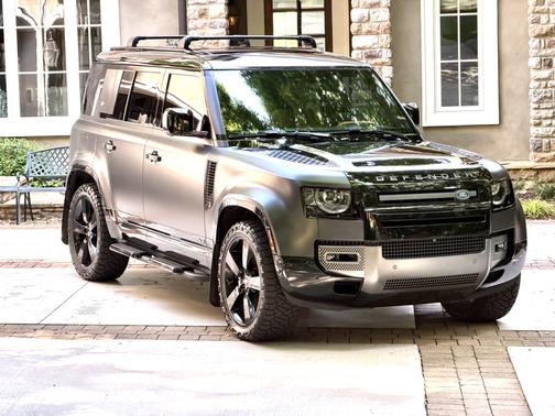 Gray 2024 Land Rover Defender 110 P525 Carpathian Edition