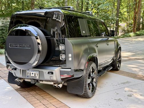Gray 2024 Land Rover Defender 110 P525 Carpathian Edition
