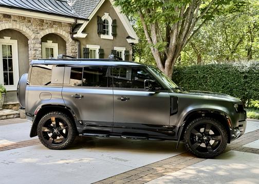 Gray 2024 Land Rover Defender 110 P525 Carpathian Edition