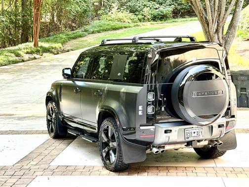Gray 2024 Land Rover Defender 110 P525 Carpathian Edition