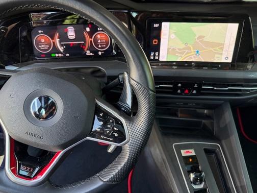 Blue 2022 Volkswagen Golf GTI 2.0T Autobahn