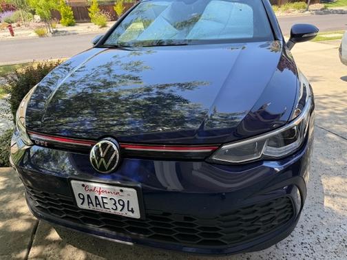 Blue 2022 Volkswagen Golf GTI 2.0T Autobahn