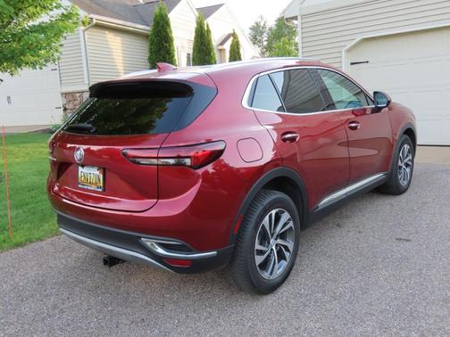 Red 2022 Buick Envision Essence