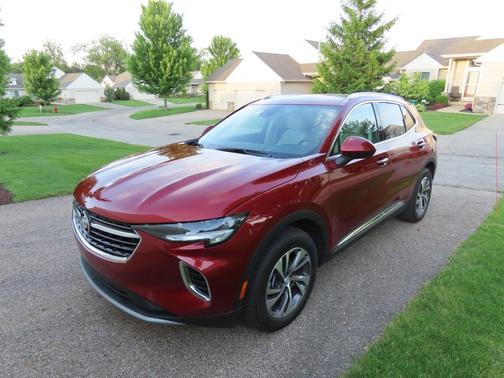 Red 2022 Buick Envision Essence