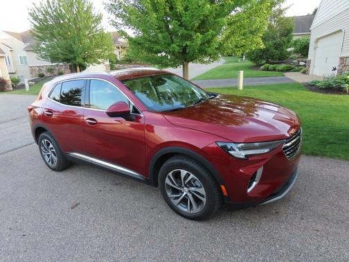 Red 2022 Buick Envision Essence