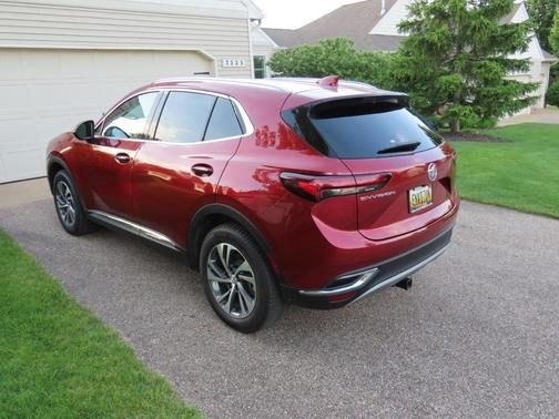 Red 2022 Buick Envision Essence