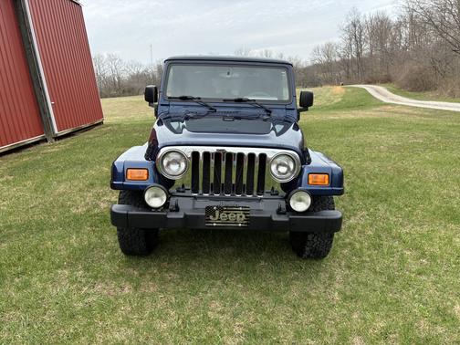 Blue 2005 Jeep Wrangler Unlimited