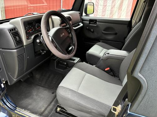 Blue 2005 Jeep Wrangler Unlimited