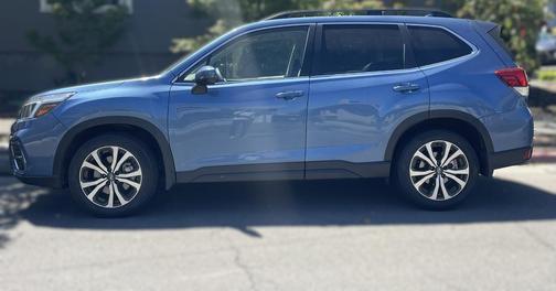 Blue 2020 Subaru Forester Limited