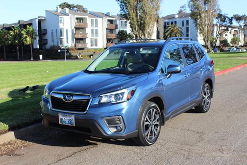 Blue 2020 Subaru Forester Limited