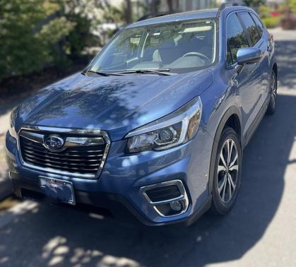 Blue 2020 Subaru Forester Limited
