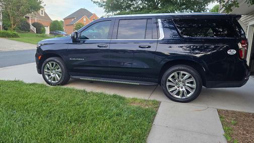 Blue 2021 Chevrolet Suburban LT