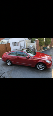 Red 2013 Mercedes-Benz E-Class E 350
