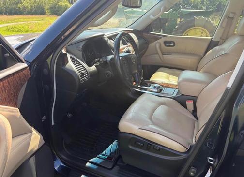 Blue 2017 Nissan Armada Platinum