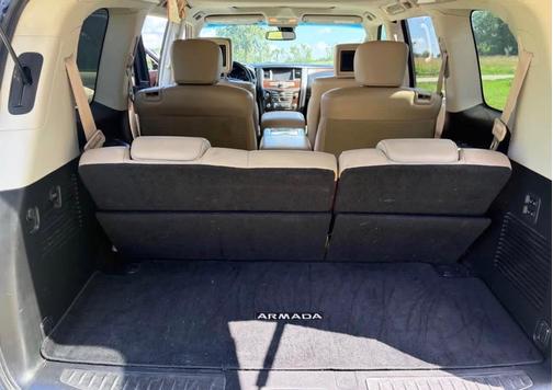 Blue 2017 Nissan Armada Platinum