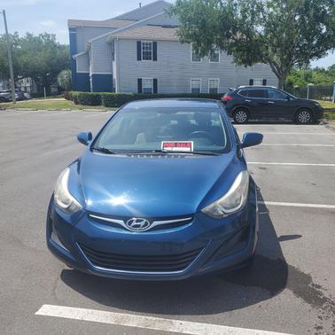 Blue 2014 Hyundai ELANTRA SE