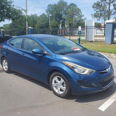 Blue 2014 Hyundai ELANTRA SE