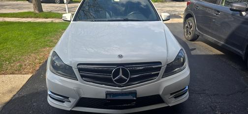 White 2013 Mercedes-Benz C-Class C 300 4MATIC Sport