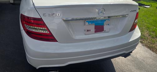 White 2013 Mercedes-Benz C-Class C 300 4MATIC Sport