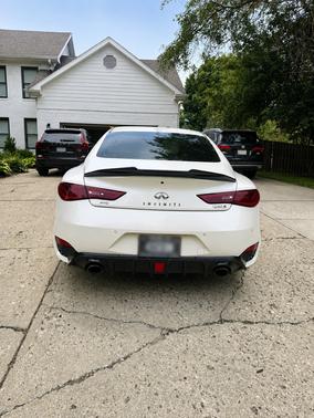 White 2017 INFINITI Q60 3.0t Red Sport 400