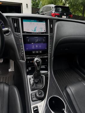 White 2017 INFINITI Q60 3.0t Red Sport 400