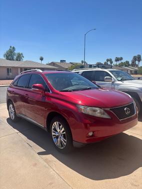 Red 2010 Lexus RX 350 Base