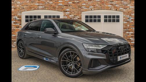 Gray 2021 Audi Q8 55 Premium Plus