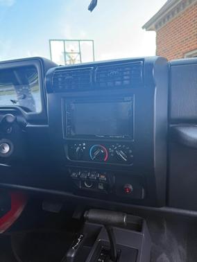 Red 2005 Jeep Wrangler Rubicon
