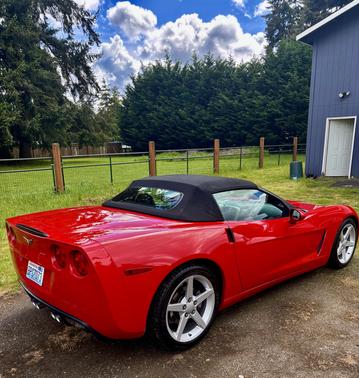Red 2005 Chevrolet Corvette Base